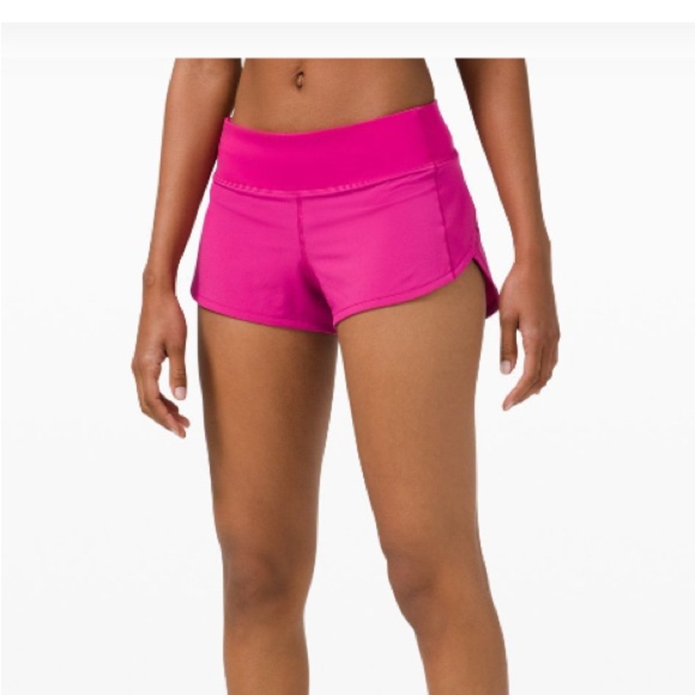 pink speed up shorts